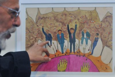 Desenho de José Wilson retrata o julgamento dos militantes do PCBR
